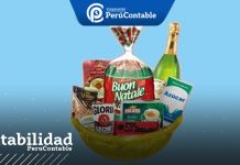 Registro contable de la Entrega de Víveres al Personal (canastas navideñas)