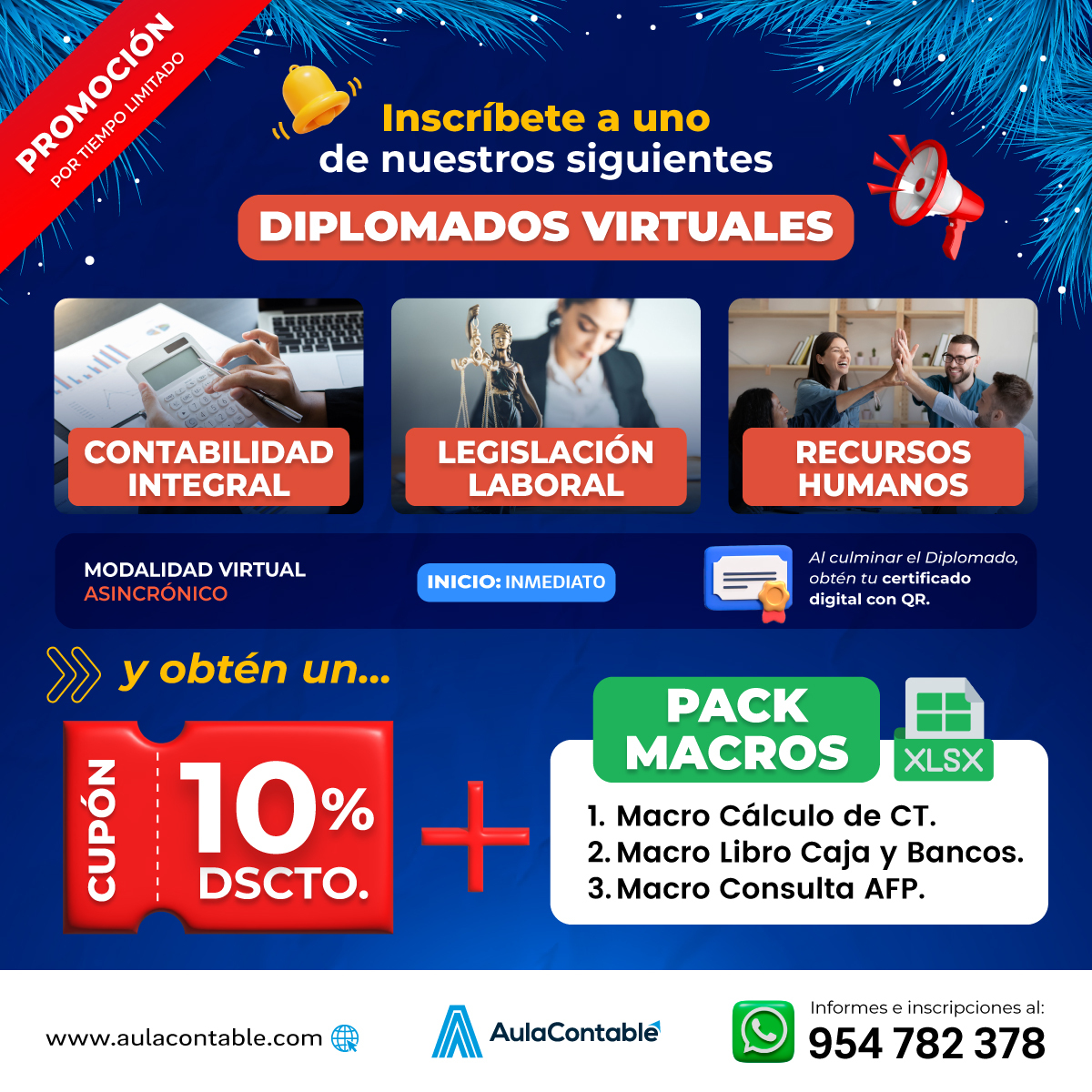 Banner  cursos virtuales contabilidad
