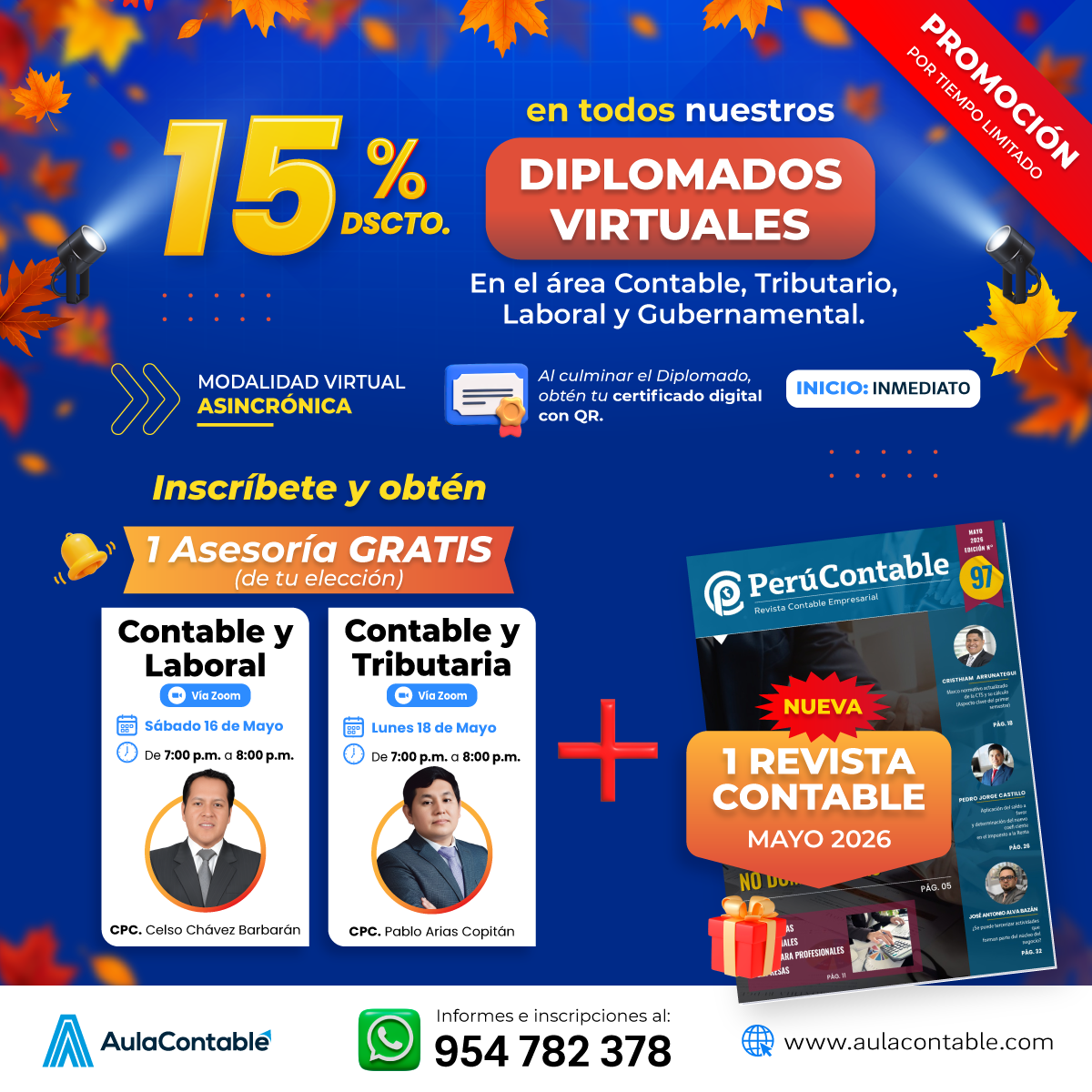 Banner  cursos virtuales contabilidad