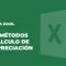Plantilla excel - Calcular depreciación con los 4 métodos
