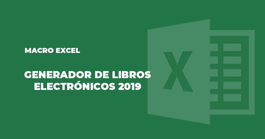 macro excel generador libros electronicos 2019