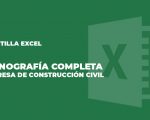 plantilla excel monografia completa construccion civil