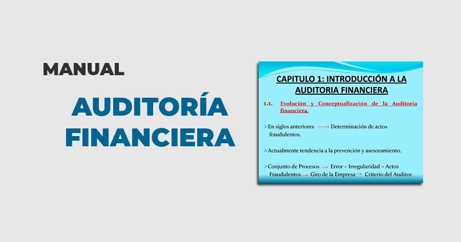 manual auditoria financiera