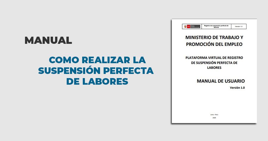 manual suspension perfecta labores