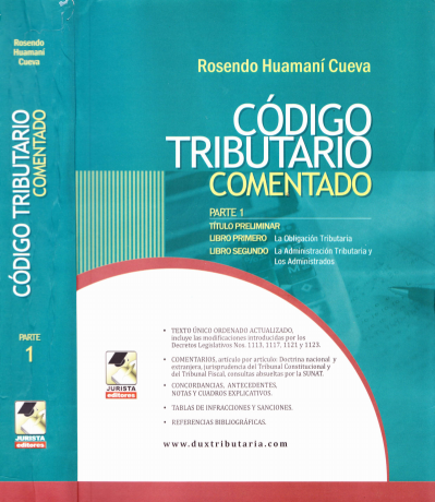codigo tributario comentado tomo I