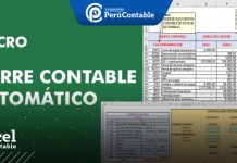 APLICATIVO MACRO: CIERRE CONTABLE AUTOMÁTICO (GRATIS) Macro Cierre contable automático