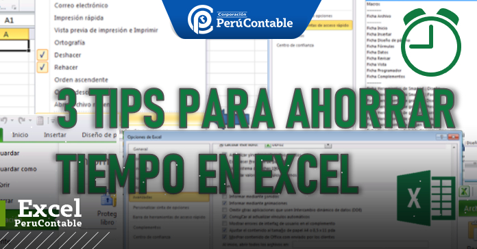 3 Tips para ahorrar tiempo en Excel