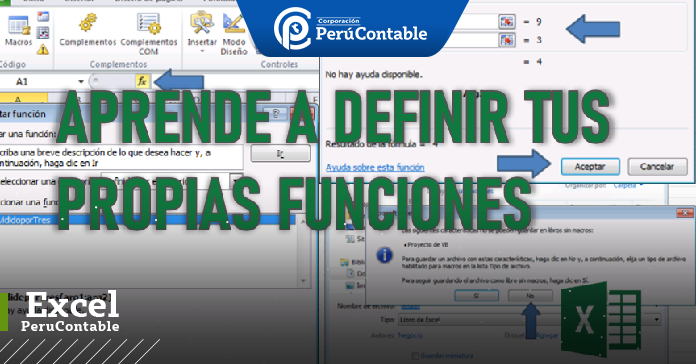 Aprende a definir tus propias funciones en Excel
