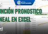 Función Pronostico Lineal en Excel Función Pronostico Lineal en Excel