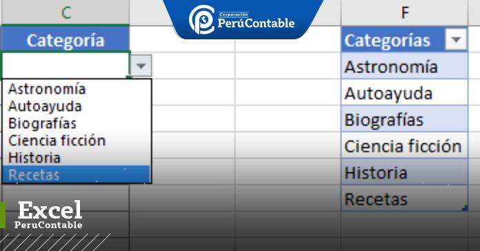 CÓMO ACTUALIZAR UNA LISTA DESPLEGABLE AUTOMÁTICAMENTE EN EXCEL