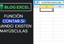 FUNCIÓN CONTAR.SI CUANDO EXISTEN MAYÚSCULAS FUNCIÓN CONTAR.SI CUANDO EXISTEN MAYÚSCULAS