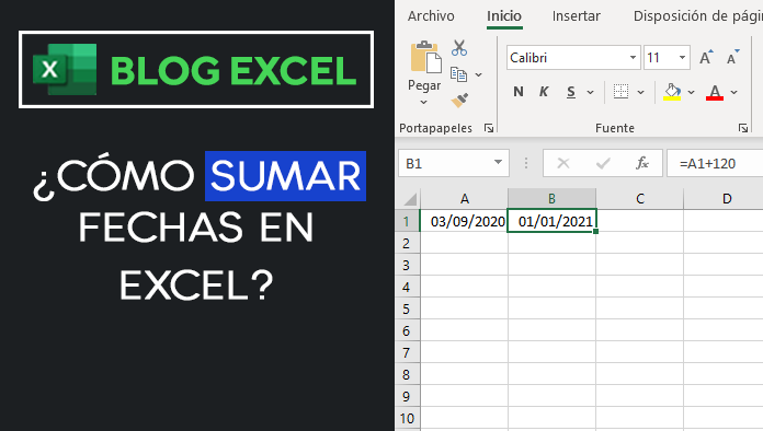 ¿CÓMO SUMAR FECHAS EN EXCEL?