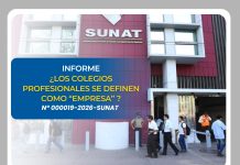 Colegios Profesionales NO son empresas y pierden beneficios del IGV